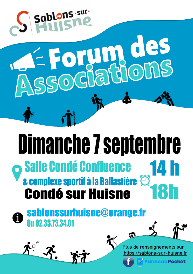 📣FORUM DES ASSOCIATIONS DE SABLONS SUR HUISNE