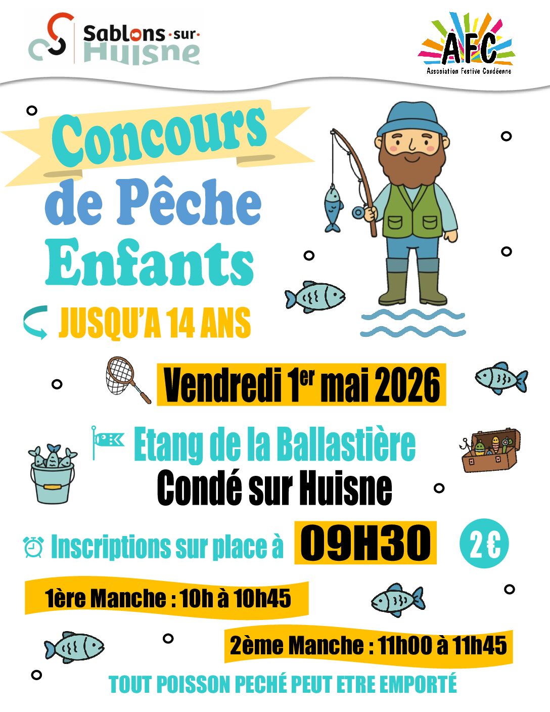 Concours de pêche des enfants